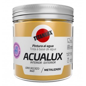 Acualux Metalizado Oro Rojizo de TITAN - 75ml