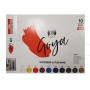 Maletín de Pintura óleo Goya 10 tubos de 60ml + accesorios