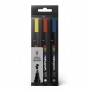 Pack 3 Rotuladores Montana Acrylic - 2mm