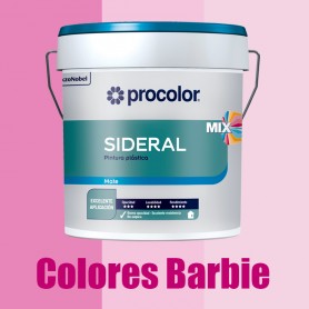 Sideral Mix Pintura Plástica Colores Barbie