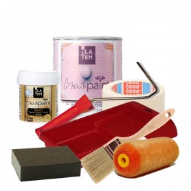 Pack Pintura a la tiza + Barniz + Herramientas para Pintar