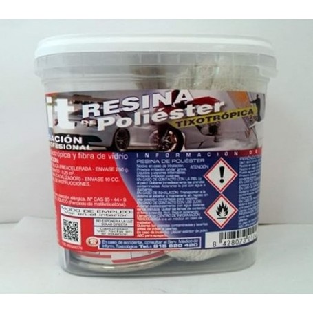 PLAINSUR KIT MANTA + RESINA POLIESTER - 250GR