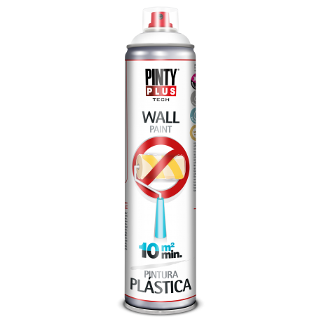 Pintura en spray ACRÍLICA BASE AGUA Pintyplus Tech Wall Paint