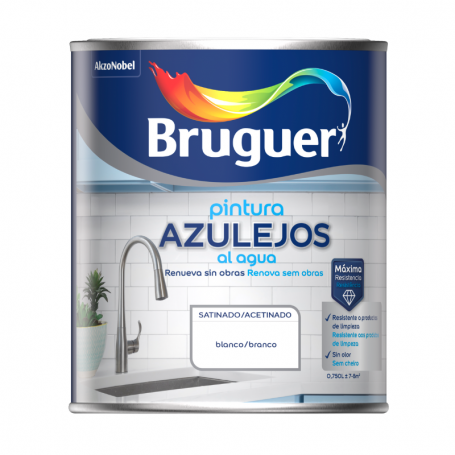 Pintura al agua para Azulejos Satinado - Bruguer