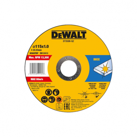 DW LATA CON 10 DISCOS DE CORTE DE ALTO