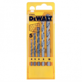 Juego de 5 brocas para piedra en casette de plástico DT6952-QZ - DeWalt