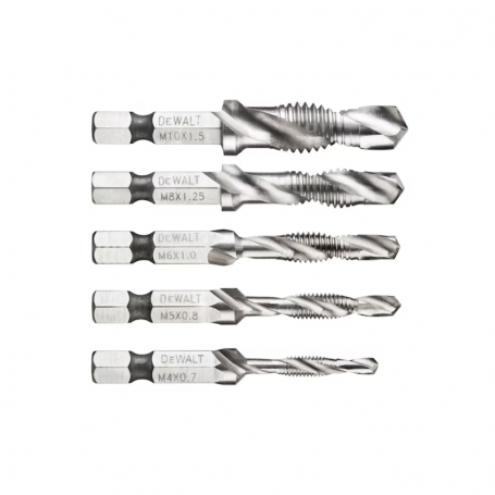 Kit de 5 Brocas Roscada Métrica X DT50060-QZ - Dewalt