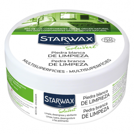 Piedra blanca de limpieza Starwax Soluvert
