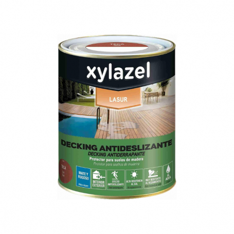 Xylazel Lasur Decking Antideslizante Mate Rugoso