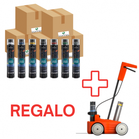 6 CAJAS DE SPRAY TRACING PRO TRAZADOR SOPPEC + UN CARRO DE REGALO