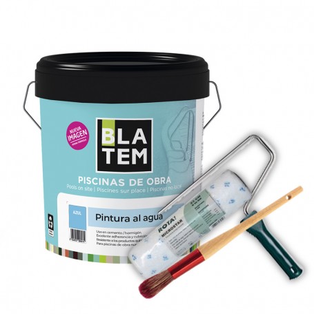 Kit pintura al agua para piscinas - 4 colores