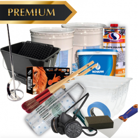 Kit Premium pintura piscinas de poliéster Novapín