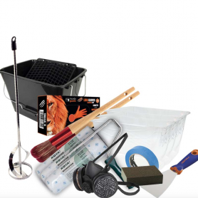 Kit de herramientas para pintar la piscina