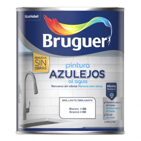 Pintura al agua para Azulejos Brillante - Bruguer