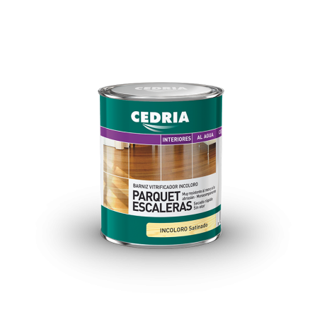 Cedria Barniz Parquet Escaleras