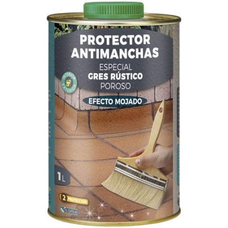 Protector Antimanchas Especial Gres Rústico Poroso - Efecto mojado - Interior y exterior