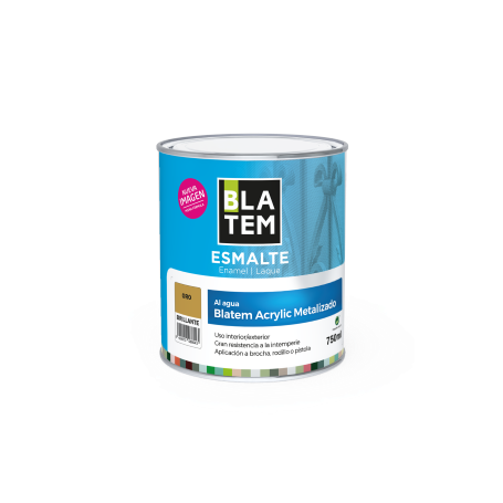 Blatem Acriylic Metalizado - Oro, Plata y Bronce