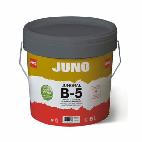 JUNORAL B-5 PINTURA PLÁSTICA BLANCA ANTIMOHO