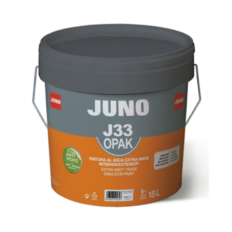JUNO PINTURA PLÁSTICA EXTRAMATE J33 OPAK 15L
