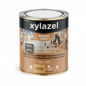 Xylazel Barniz suelos de Poliuretano tráfico intenso al agua Satinado