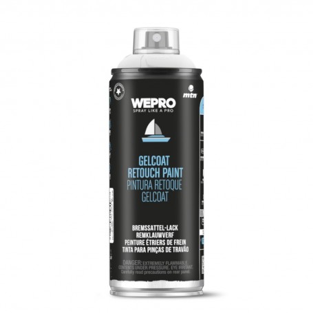 MONTANA PRO Pintura Retoque Gelcoat Blanco RAL 9016