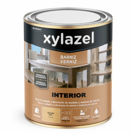 Barniz Interior al Agua Mate - Xylazel