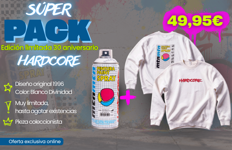 Pack Spray + Sudadera Edición Limitada Hardcore