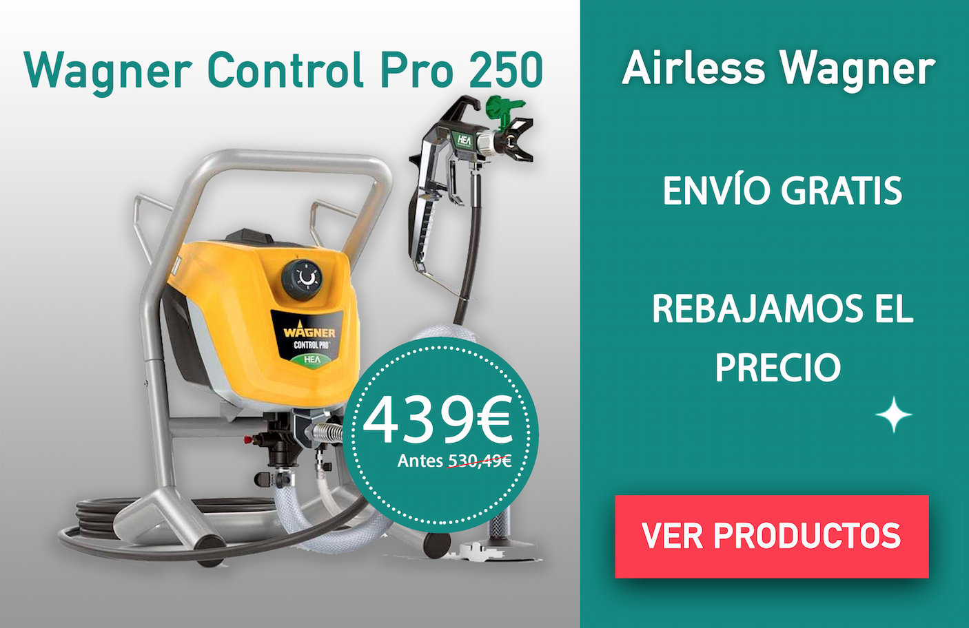 Airless control pro 250